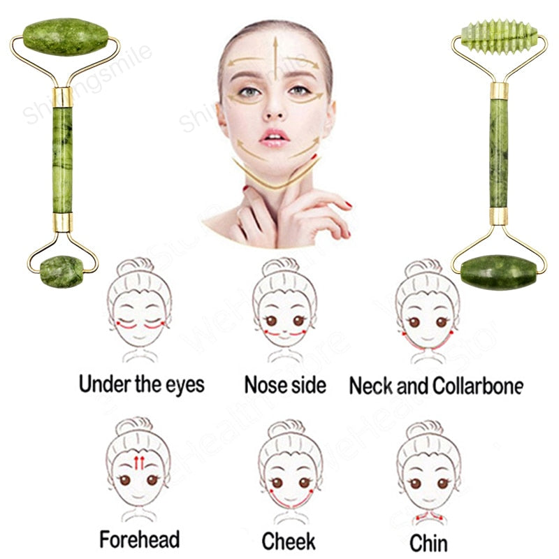Original Jade Roller and Gua Sha Set