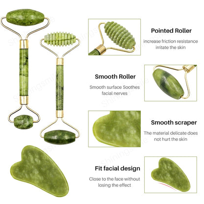 Original Jade Roller and Gua Sha Set